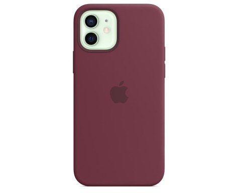 Etui APPLE Silicone Case do iPhone 12 mini Dojrzała śliwka