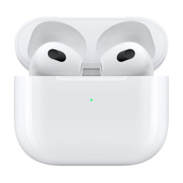 Apple AirPods 3 biały (MME73ZM/A) etui ładujące MagSafe