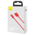 Baseus Superior kabel USB - Lightning 2,4 A 1 m czerwony