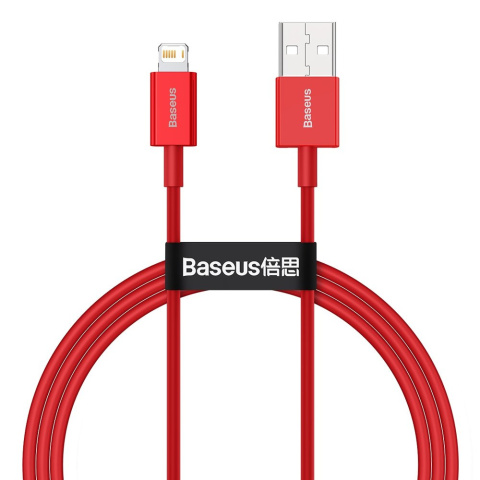 Baseus Superior kabel USB - Lightning 2,4 A 1 m czerwony