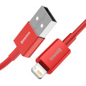 Baseus Superior kabel USB - Lightning 2,4 A 1 m czerwony