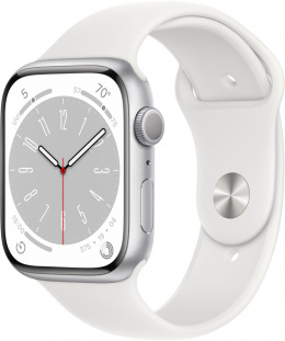 Apple Watch 8 GPS 41mm Silver, Opaska White