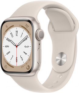 Apple Watch 8 45mm GPS koperta z aluminium księżycowa poświata