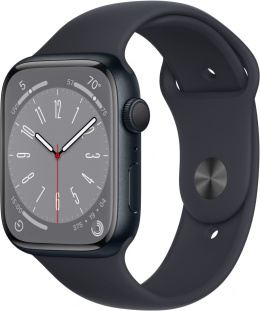 Apple Watch 8 GPS 45mm koperta z aluminium Midnight