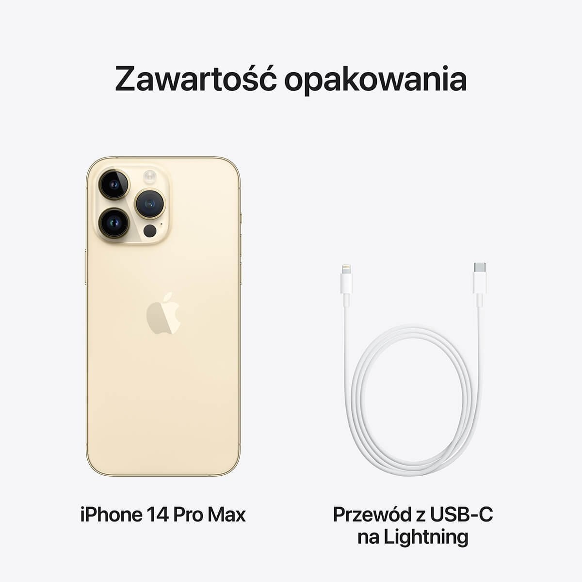 Smartfon iPhone 14 Pro Max 128GB Złoty Głębokość produktu 7.85 mm